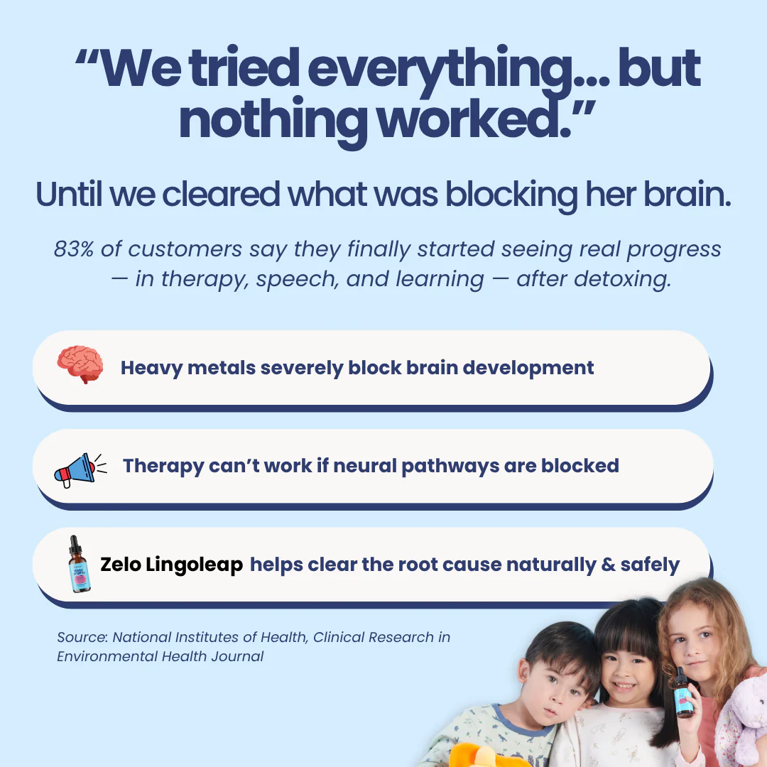 Zelo Lingoleap Schwermetall-Entgiftung für Kinder