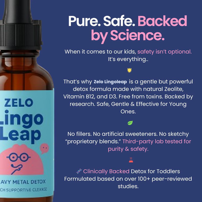 Zelo Lingoleap Schwermetall-Entgiftung für Kinder